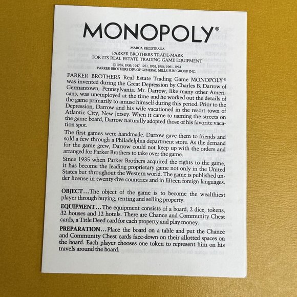 Monopoly 40th Anniversary Edition Used - Picture 5 of 15